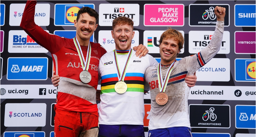 L'équipe britannique a remporté une médaille d'or et une de bronze aux Championnats du monde de Glasgow 2023
